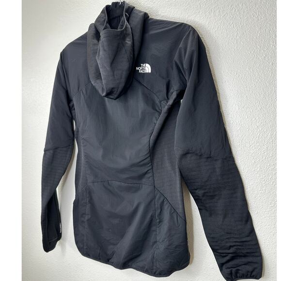 The North Face Black Long Sleeve Front Zip High Neck Hooded Jacket XS - Picture 6 of 9